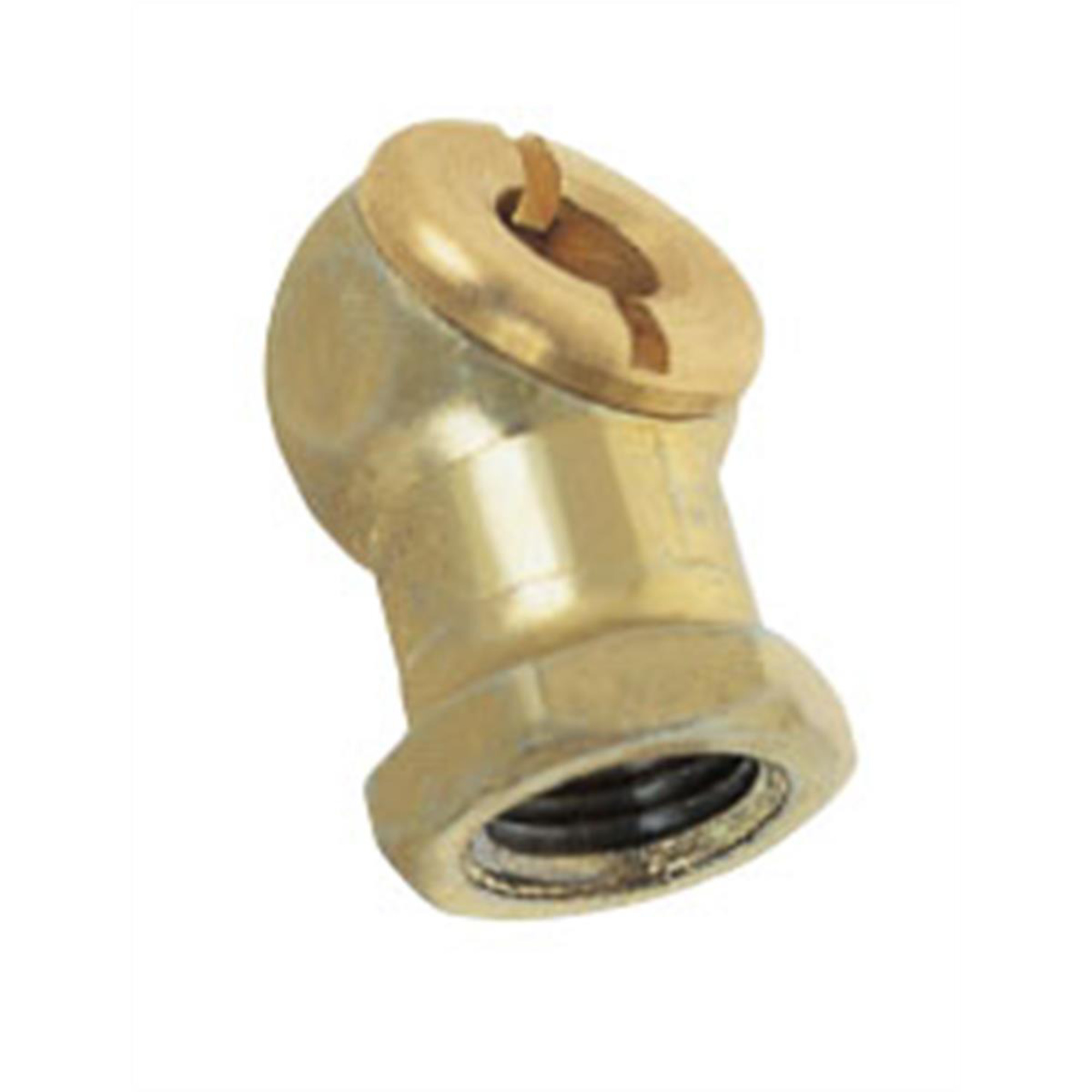 Haltec Ball Foot Air Chuck — 1/4in. NPT Female Thread, Brass, Model# HALCH-305
